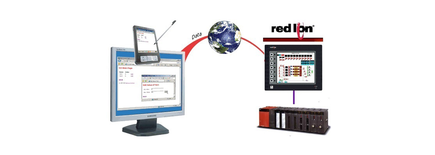 Red Lion HMI Web Server to Read/Write PLC Tags