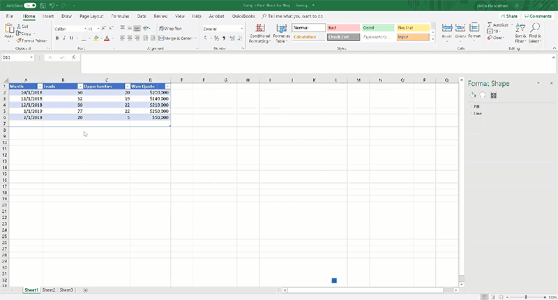 creating pivotcharts