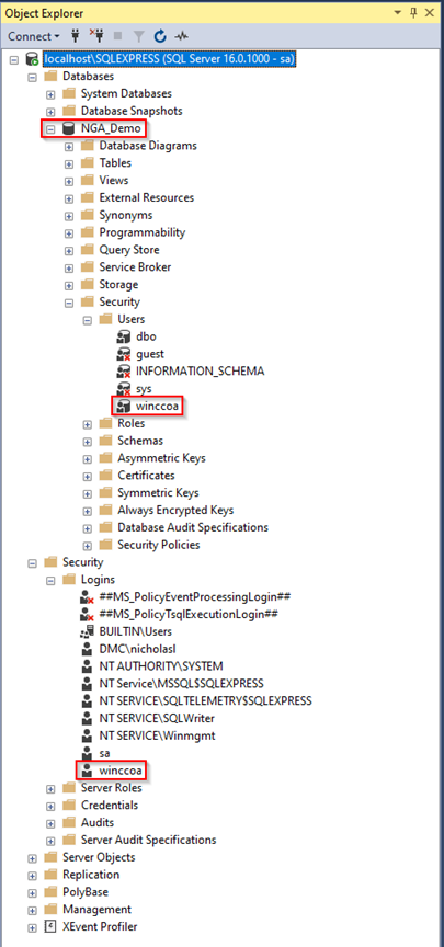 object explorer nga demo winccoa