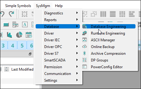 NGA configuration database engineering