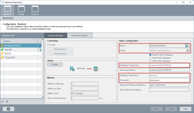 Database Engineering Backend