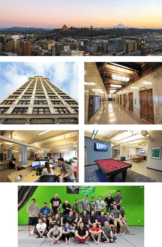 Seattle office location collage