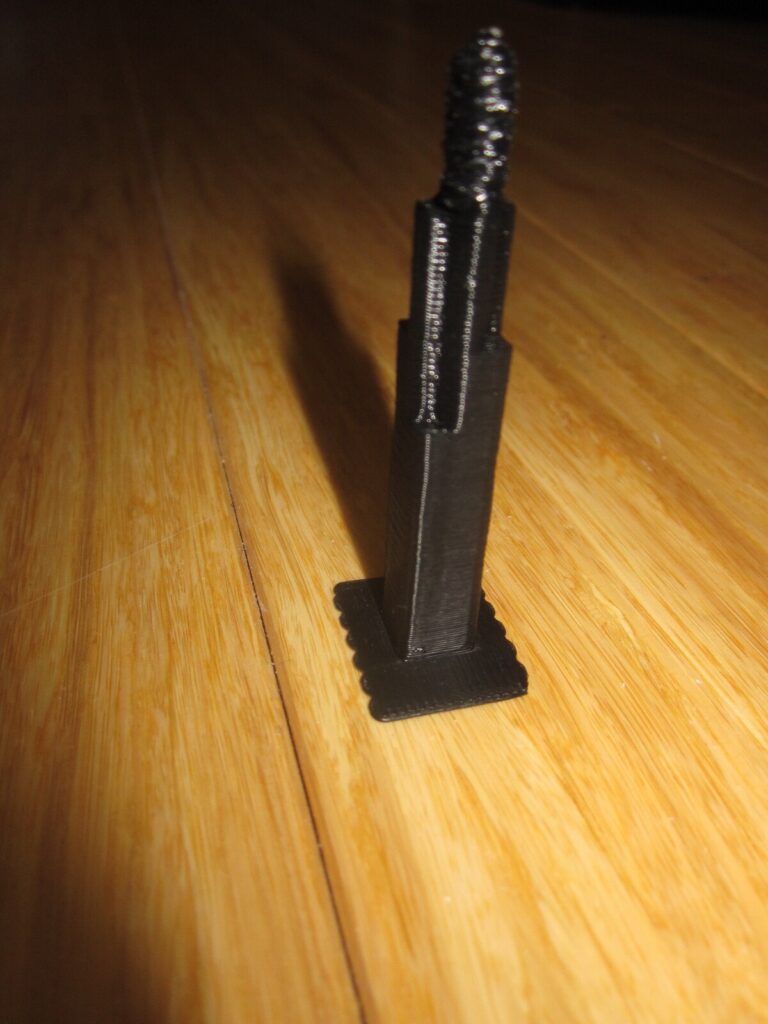 plastic sears tower figurine