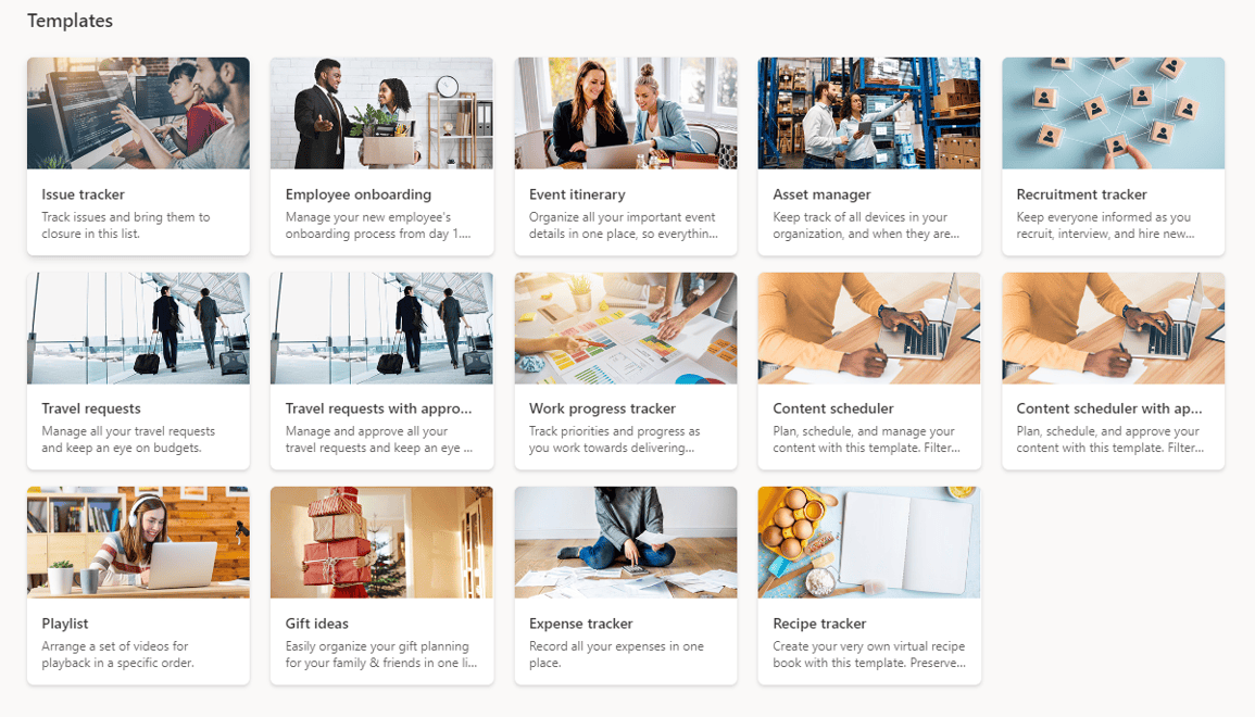 SharePoint Templates