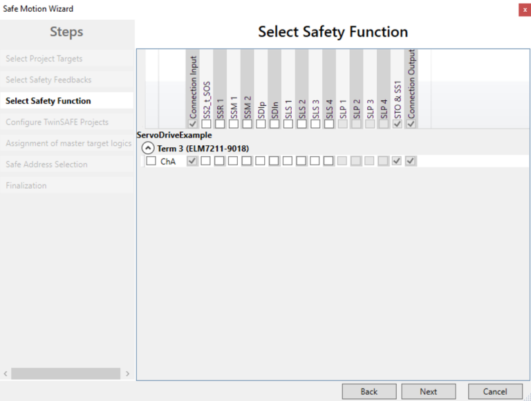 Safe Wizard Getting Started with TwinSAFE: Safe Motion Wizard at a Glance | DMC, Inc.
