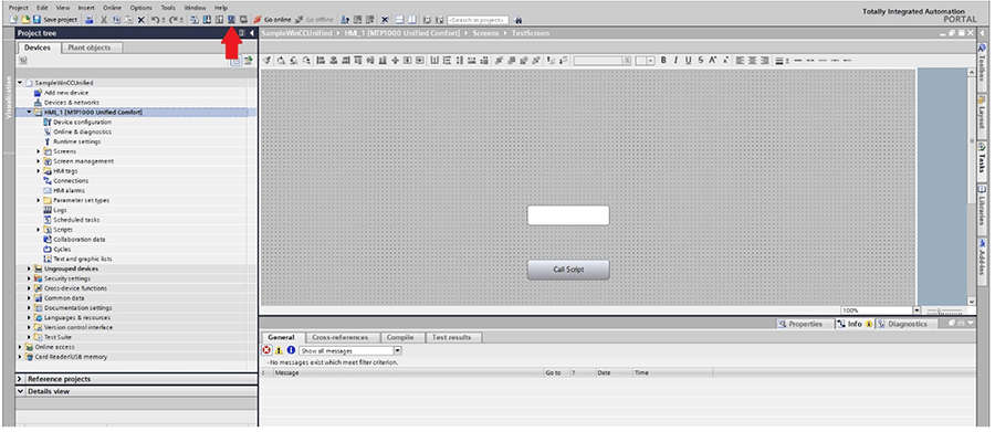 start simulation