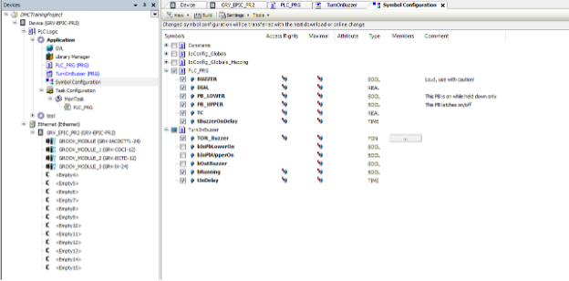 Screen to configure mapping on the State tag of each I/O point