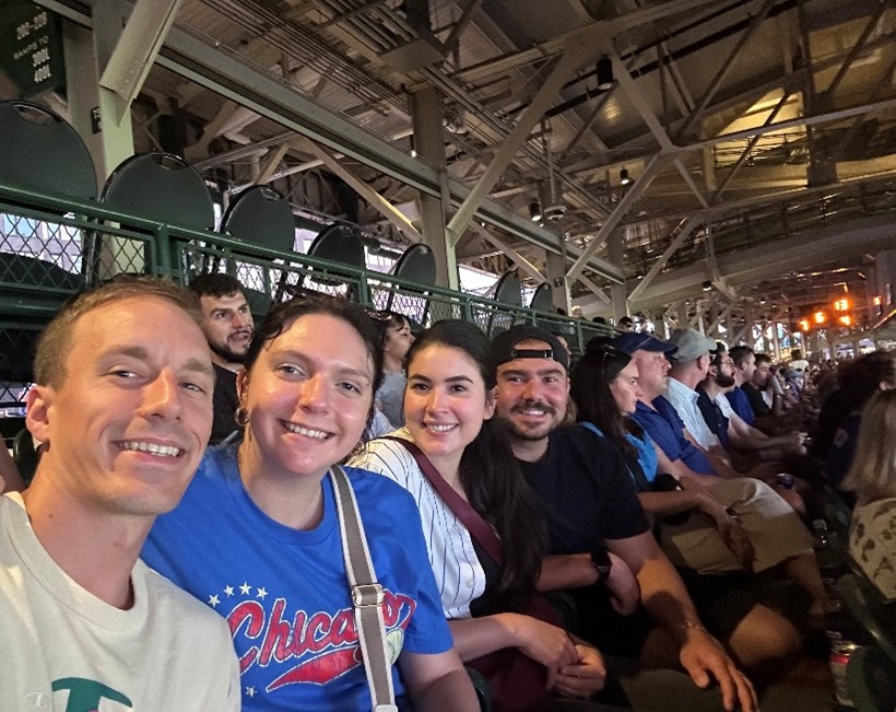 dmc team at chicago cubs game
