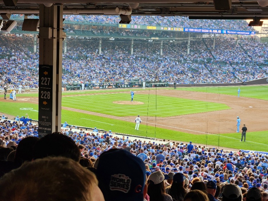 cubs game view