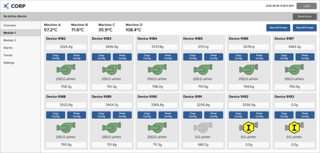 test laboratory automation interface