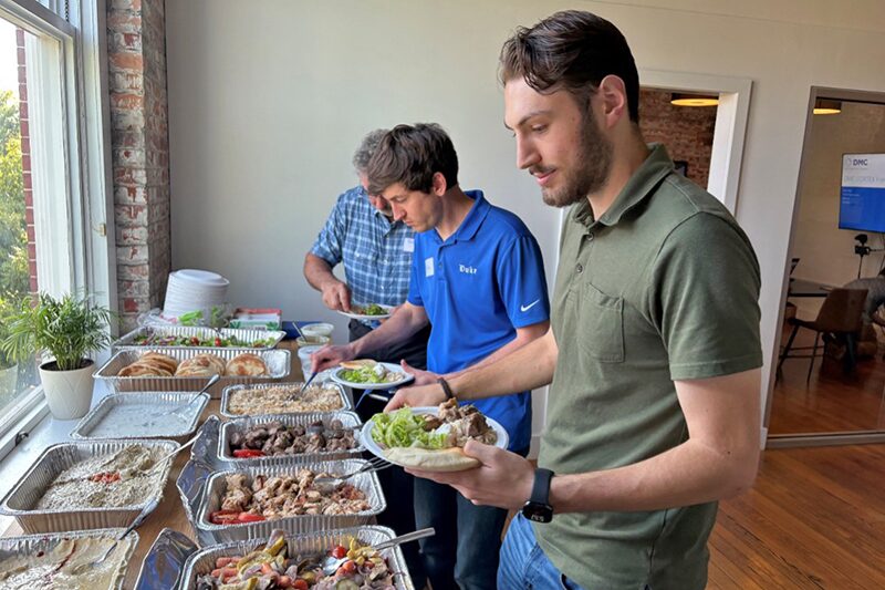Buffet line at Research Triangle LabVIEW user group
