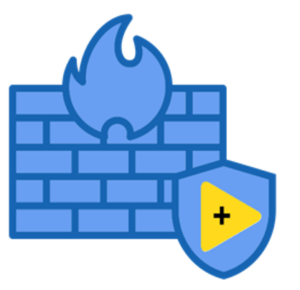 Windows Firewall and LabVIEW logos