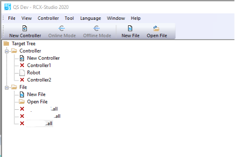 RCX-Studio 2020 display window