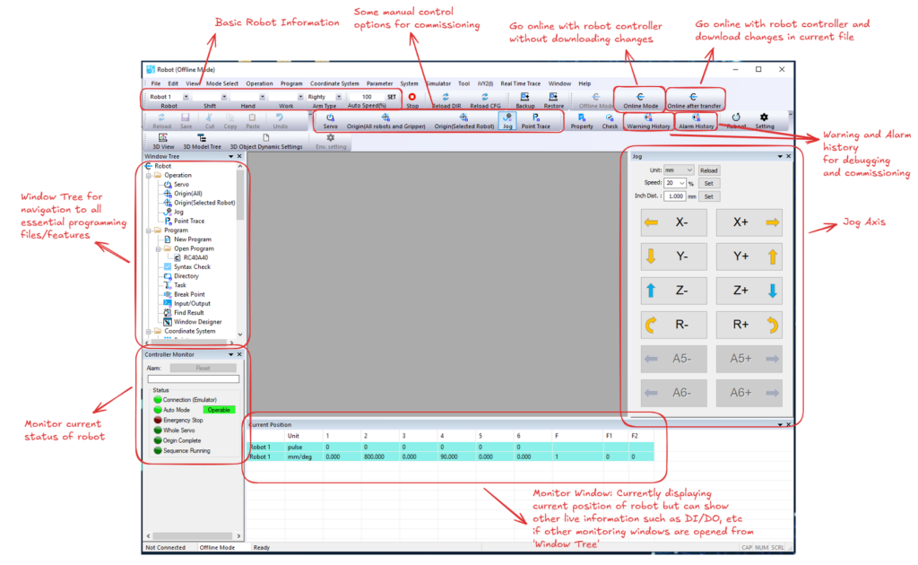 RCX-Studio 2020 display window