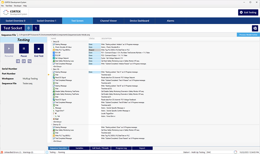 CORTEX framework interface