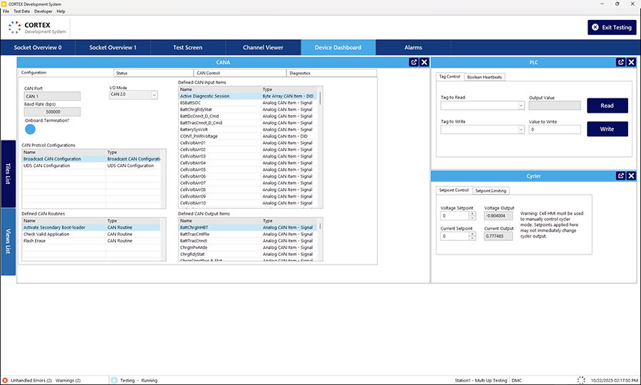 CORTEX framework interface