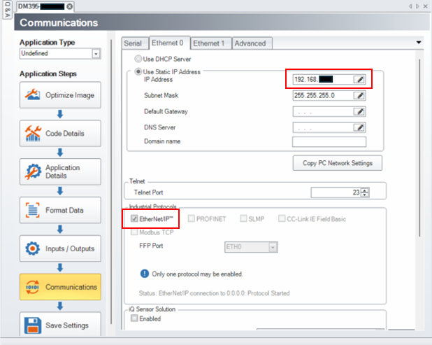 Cognex's DataMan Configuration