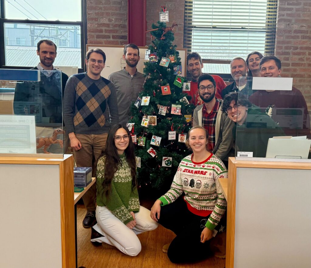 DMC team creating LabVIEW ornaments