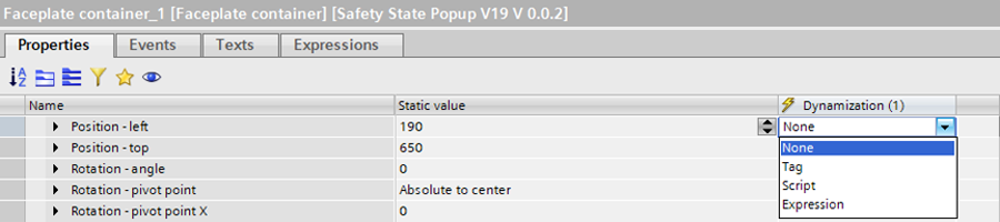 Siemens WinCC Unified scripting interface