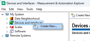 Devices and Interfaces display