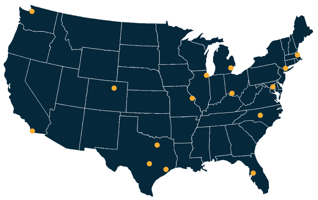DMC map of office locations