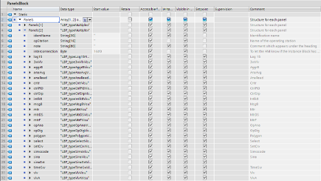 PanelsBlock DB Interface