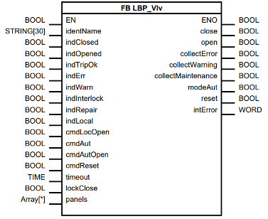 Siemens LBP_Vlv Function Block diagram