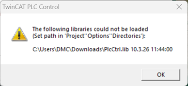 TwinCAT PLC Cloud missing libraries