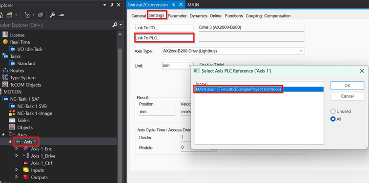 TwinCAT 2 Conversion