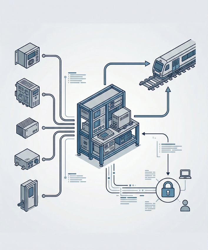 Mass Transit Consolidated Bench Test Equipment | DMC, Inc.