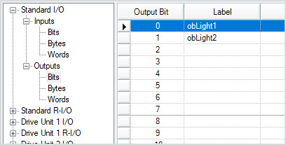 I/O Configuration interface for a robot controller such as ABB or FANUC.