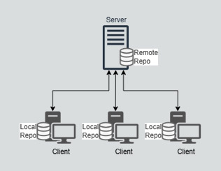 Distributed version control system architecture