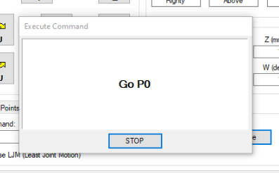 Epson RC+ 'Go' command.