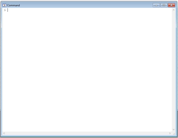 Epson RC+ empty Command Window