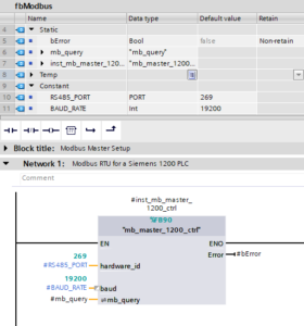 Siemens Extended Modbus Library in TIA Portal Guide | DMC, Inc.