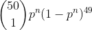 geek challenge p^n(1-p^n)^[49]