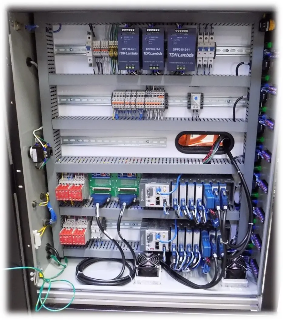 UAV battery test system lower panel