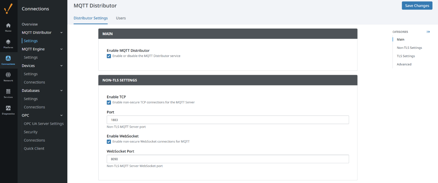 MQTT Distributor module
