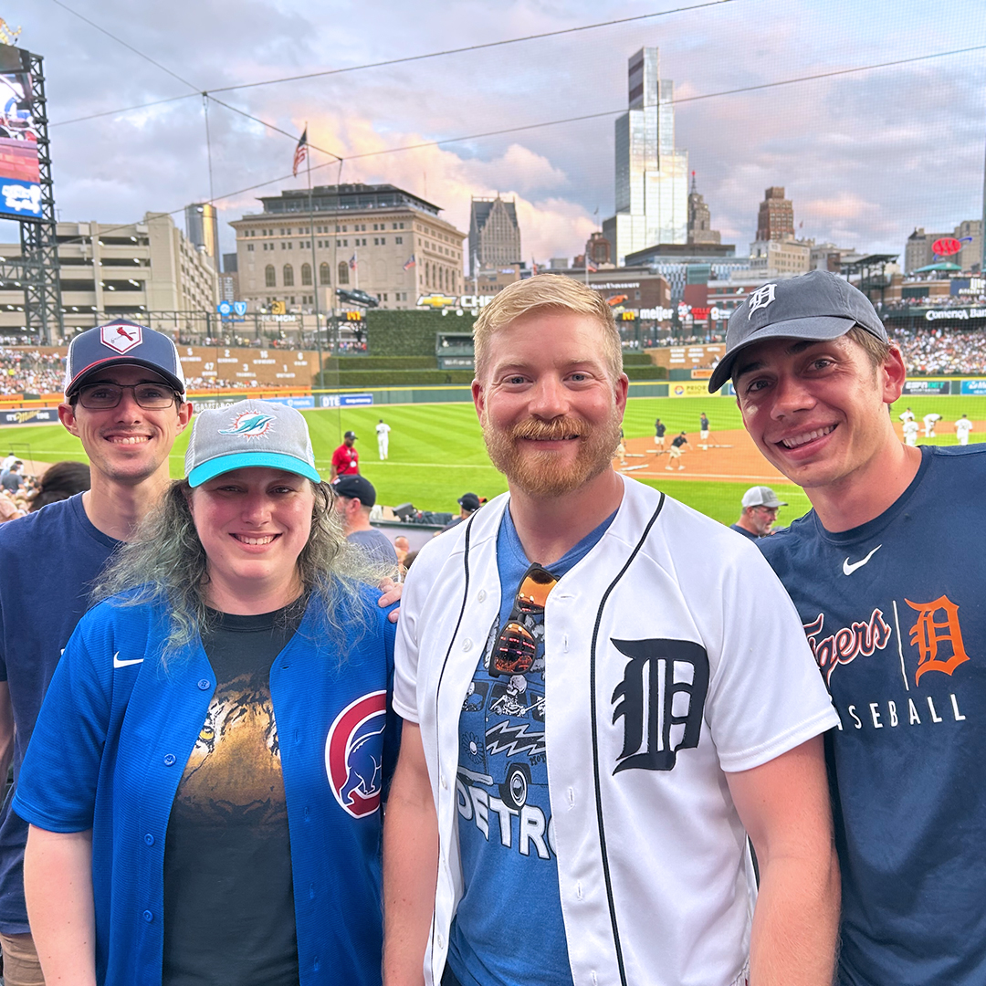 DMC Detroit team at Comerica Park