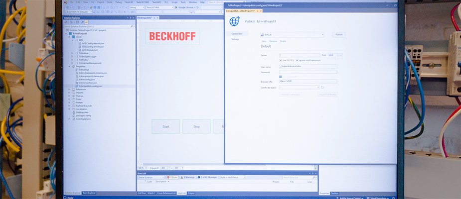 Beckhoff Setup Basics: TwinCAT HMI Configuration Steps