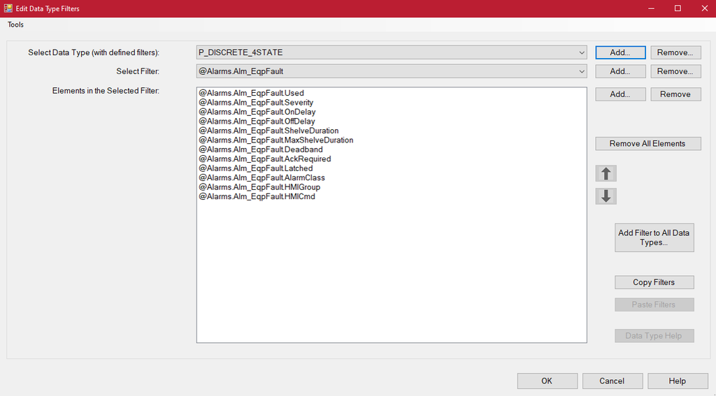 Data type editor