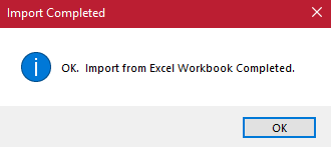 PlantPAx import complete modal