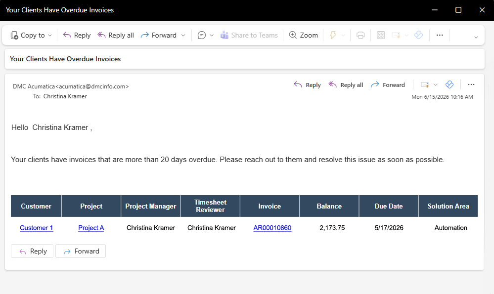 Acumatica Business Events Example\