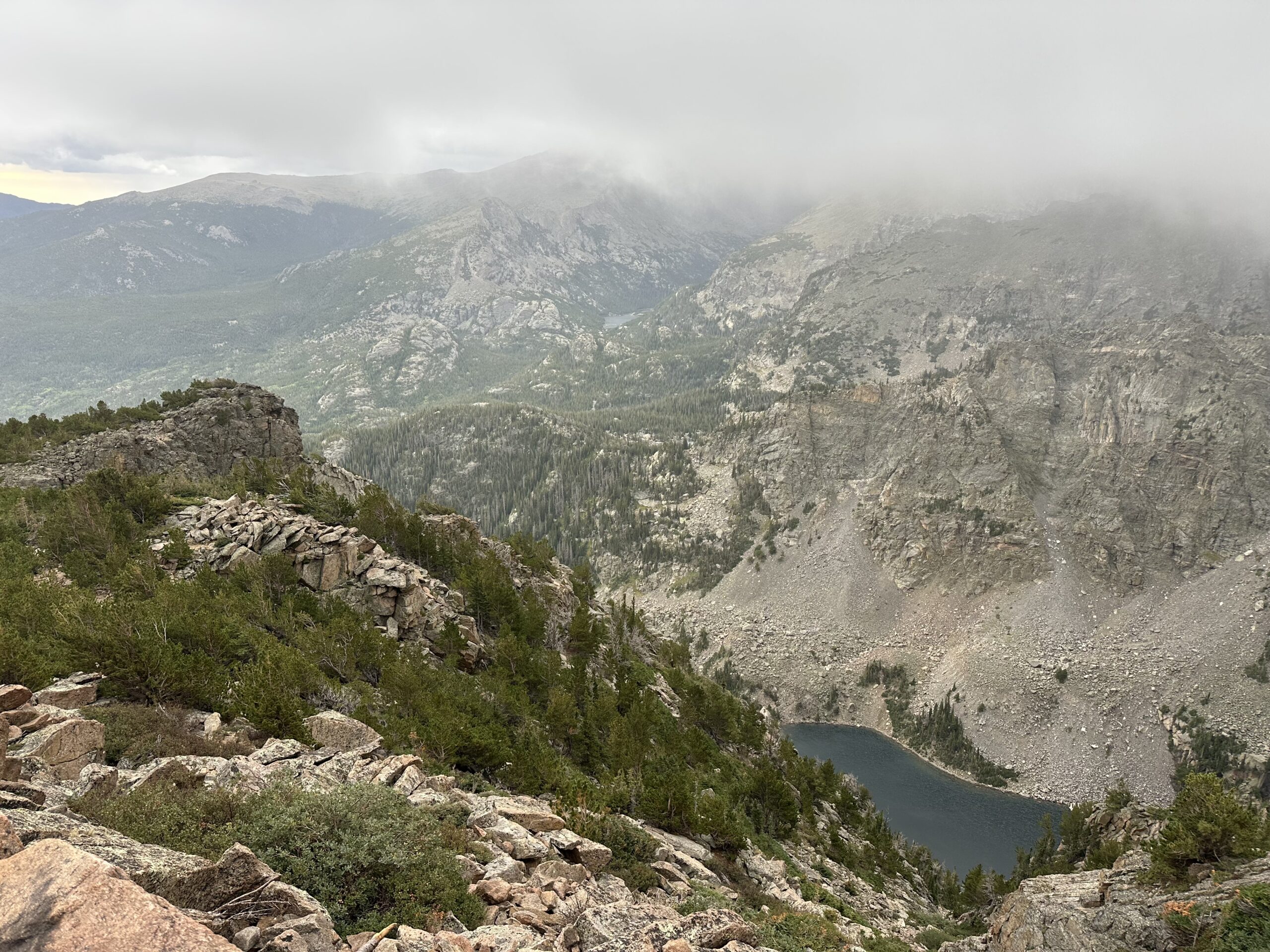 Rocky Mountain National Park Flat Top Mountain Trail view