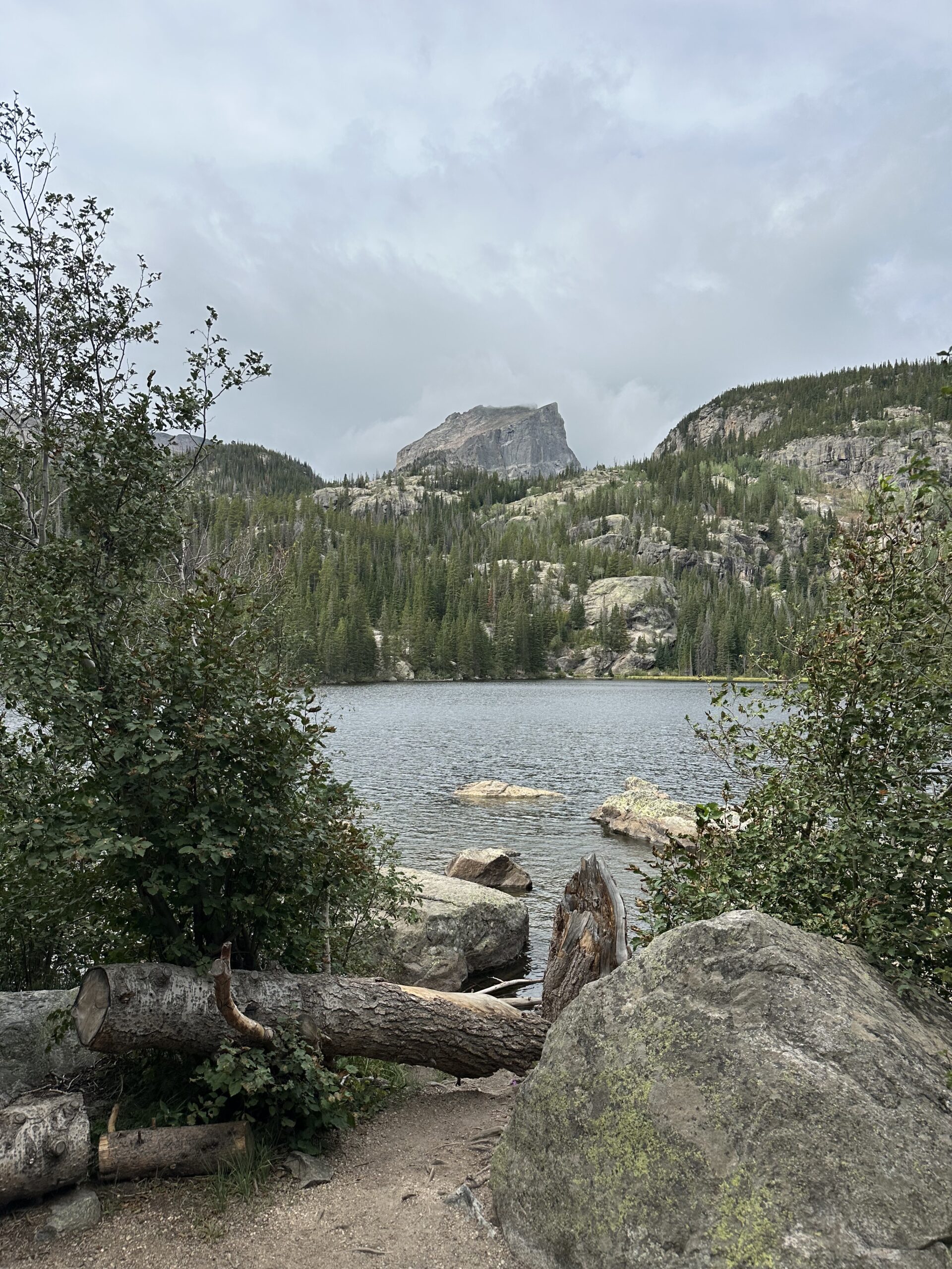Rocky Mountain National Park Flat Top Mountain Trail alpine lake