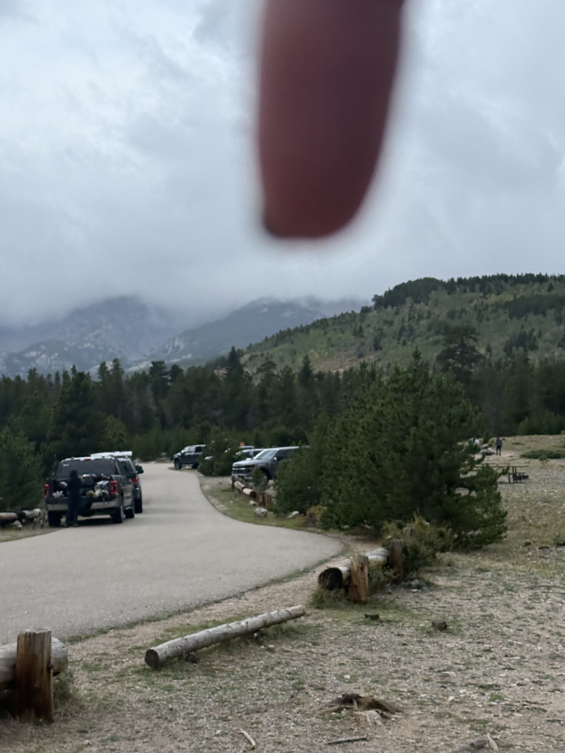 Flat Top Mountain from Glacier Basin Campground