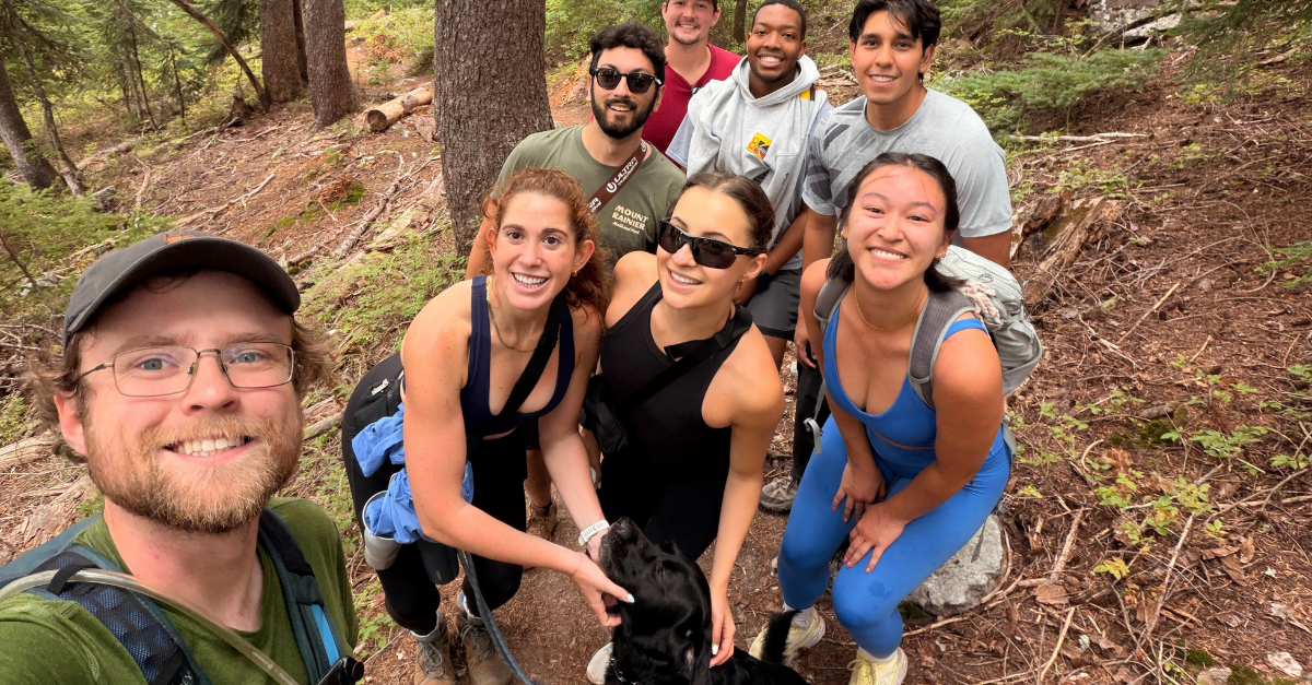 DMC team members on Mount Catherine hike