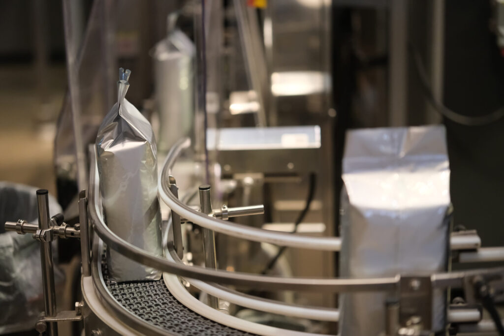 Coffee manufacturing packaging