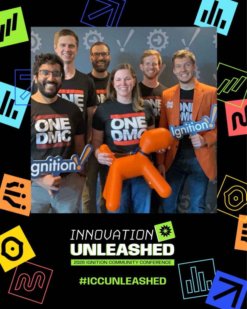 DMC engineers taking photobooth photos at ICC 2026