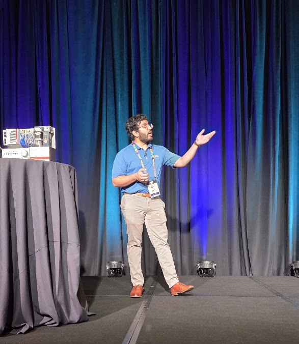 DMC engineer presenting at ICC 2026